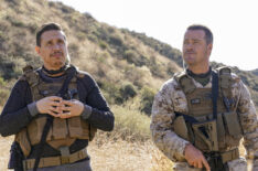 NCIS Los Angeles - Season 11 Episode 16 - Erik Palladino (CIA Officer Vostanik Sabatino) and Chris O'Donnell (Special Agent G. Callen)