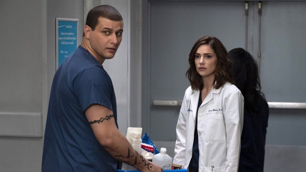 New Amsterdam - Season 2, Episode 14 - Alejandro Hernandez as Casey Acosta, Janet Montgomery as Dr. Lauren Bloom