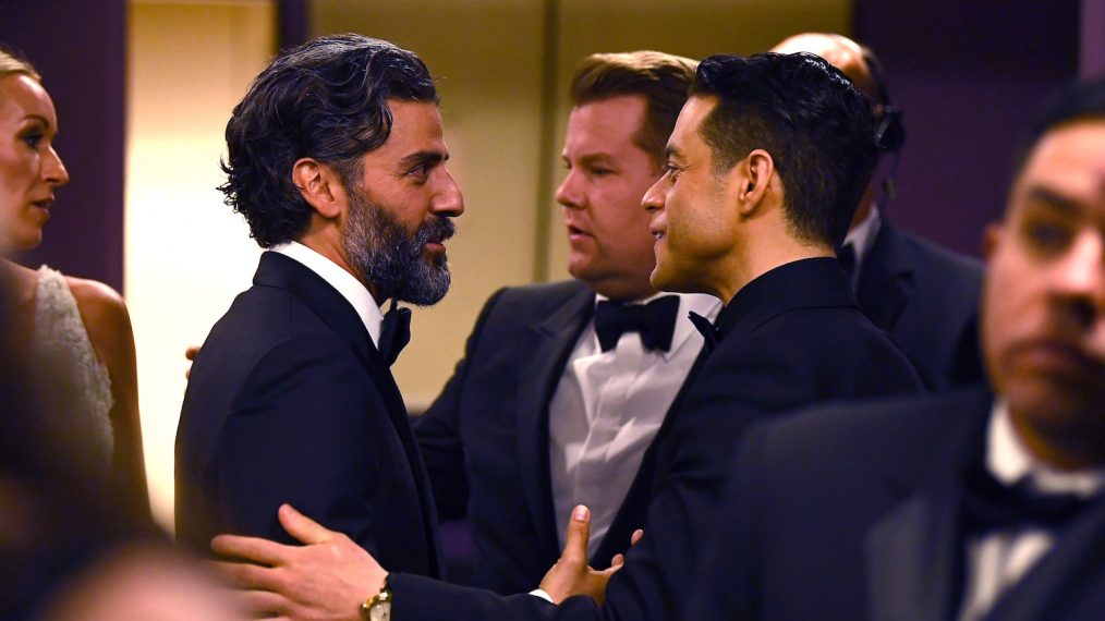 Academy Awards 2020 Party Oscar Isaac James Corden Rami Malek