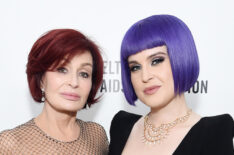 Sharon Osbourne and Kelly Osbourne attend the 28th Annual Elton John AIDS Foundation Academy Awards Viewing Party