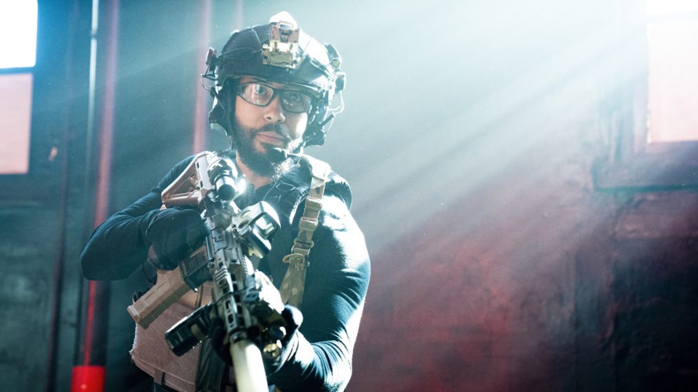 Neil Brown Jr. as Ray Perry in SEAL Team winter premiere