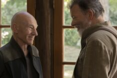 Patrick Stewart and Jonathan Frakes in Picard