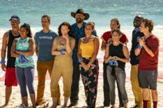 Rob Mariano, Natalie Anderson, Ethan Zohn, Parvati Shallow, Ben Driebergen, Michele Fitzgerald, Danni Boatwright, Denise Stapley, Jeremy Collins and Adam Klein in Survivor: Winners at War - 'Greatest of the Greats'