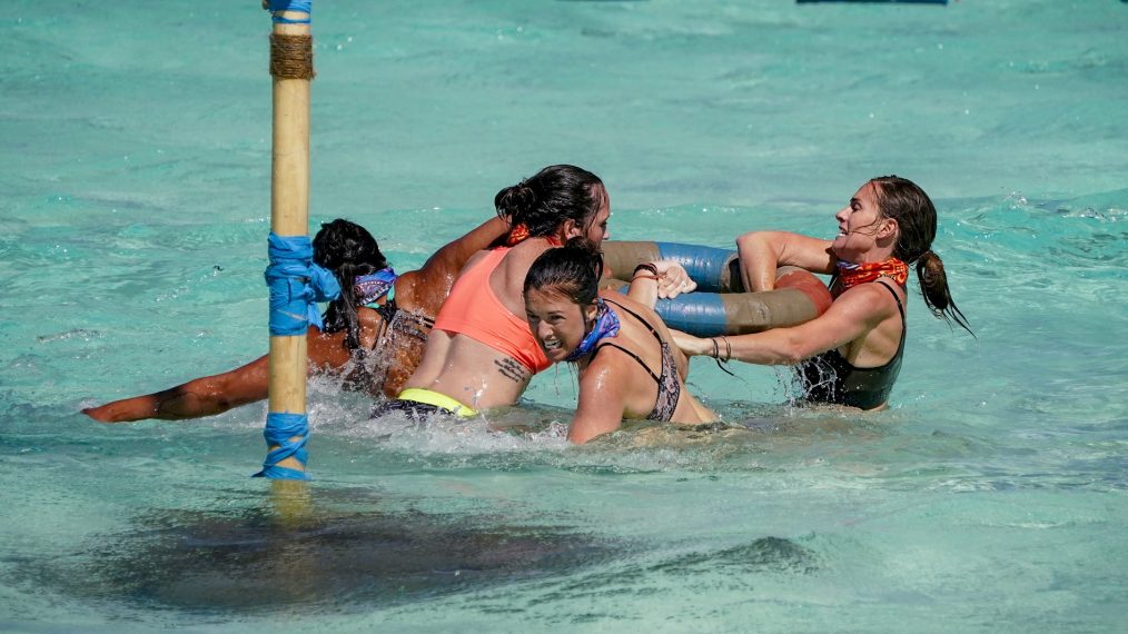 Natalie Anderson, Sarah Lacina, Parvati Shallow and Kim Spradlin