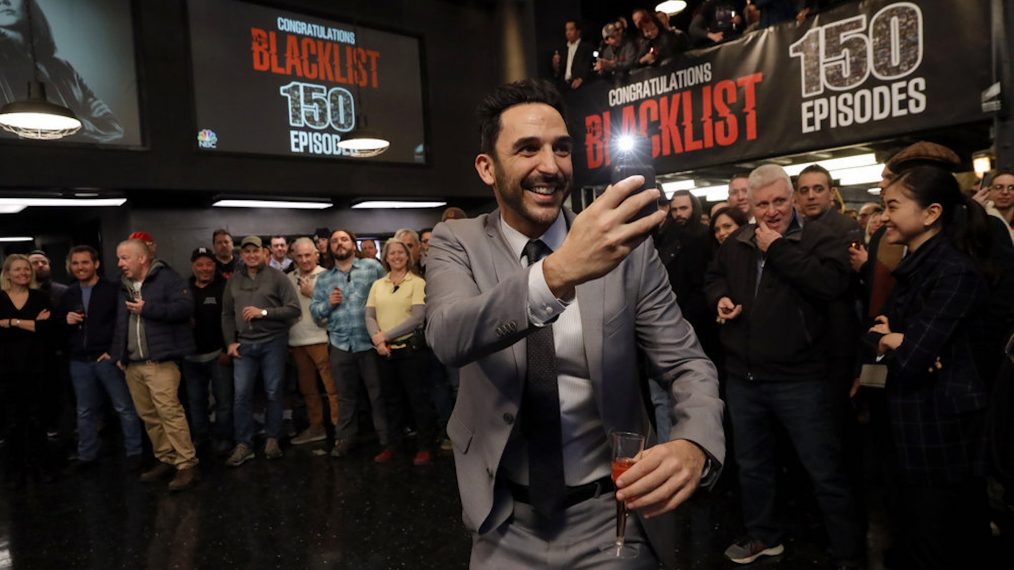 The Blacklist 150 Episodes Party Amir Arison