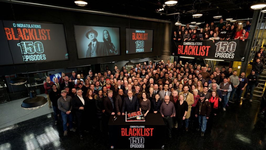 The Blacklist 150 Episodes Party Cast Crew