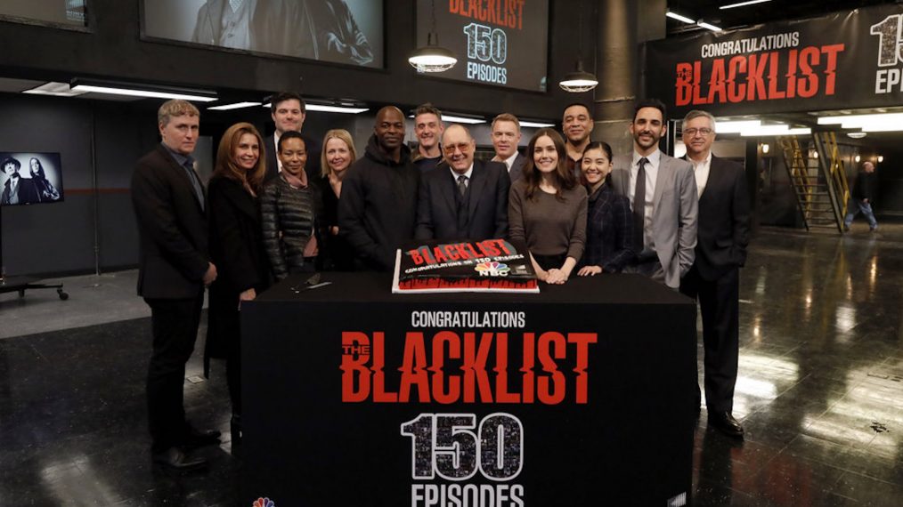 The Blacklist 150 Episodes Party NBC Execs Cast Producers