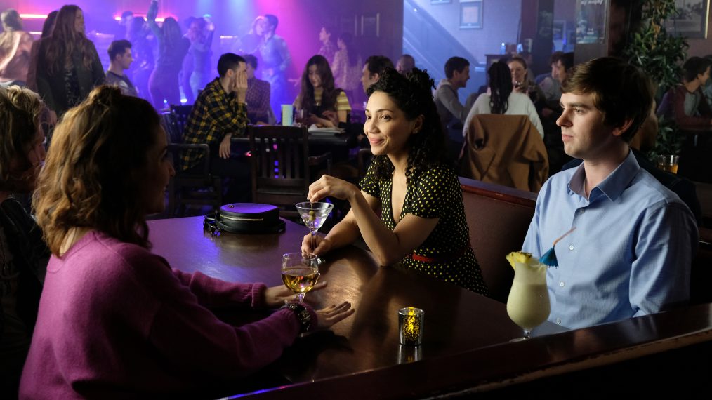 Jasika Nicole and Freddie Highmore out for a drink in The Good Doctor - Season 3 Episode 15