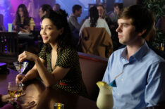 Jasika Nicole and Freddie Highmore out for a drink in The Good Doctor - Season 3 Episode 15