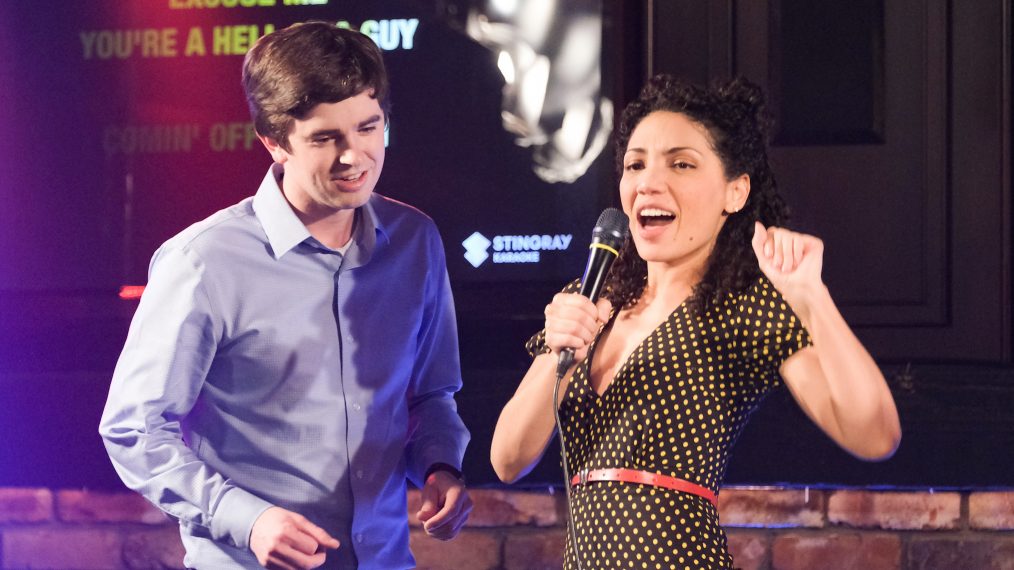 Jasika Nicole and Freddie Highmore on stage in Good Doctor - Season 3 Episode 15