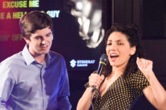 Jasika Nicole and Freddie Highmore on stage in Good Doctor - Season 3 Episode 15