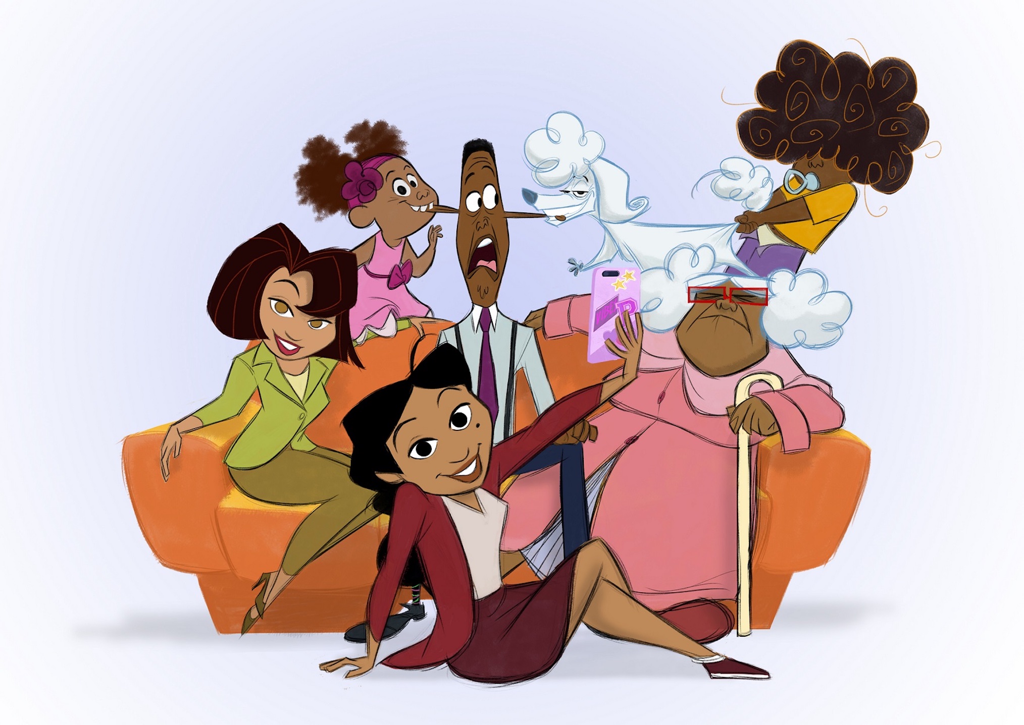 The Proud Family Louder and Prouder Revival Concept Art