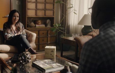 Pamela Adlon in This Is Us Off-Screen Randall Therapy