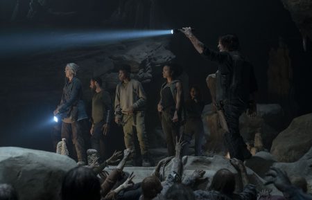 The Walking Dead Midseason 10 Premiere Cave Group Alpha Walkers