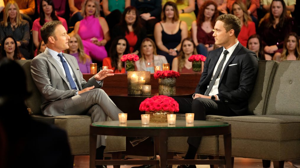 Chris Harrison and Peter Weber on The Bachelor