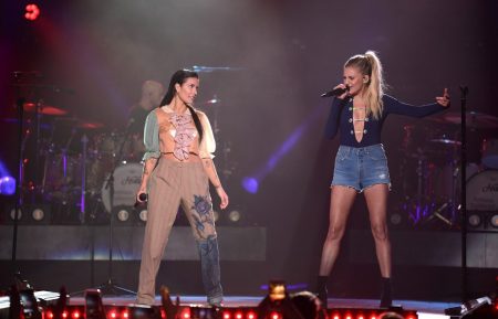 Kelsea Ballerini and Halsey on 'CMT Crossroads'