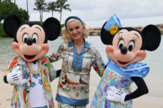 American Idol - Katy Perry at Aulani with Mickey and Minnie