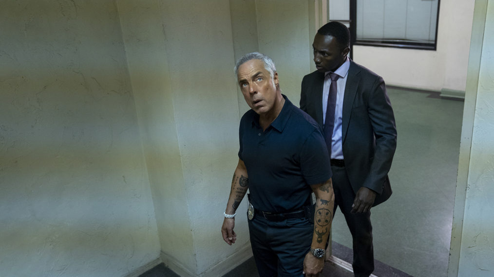 Titus Welliver and Jamie Hector in Bosch - Season 6