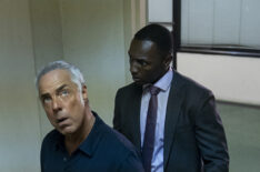 Titus Welliver and Jamie Hector in Bosch - Season 6