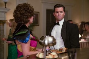 Black Monday - Casey Wilson as Tiff Georgina and Andrew Rannells as Blair
