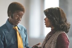 Don Cheadle as Mo and Regina Hall as Dawn in Black Monday
