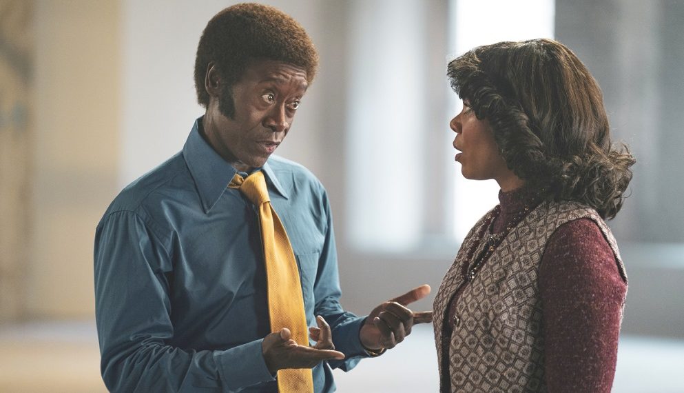 Don Cheadle as Mo and Regina Hall as Dawn in Black Monday