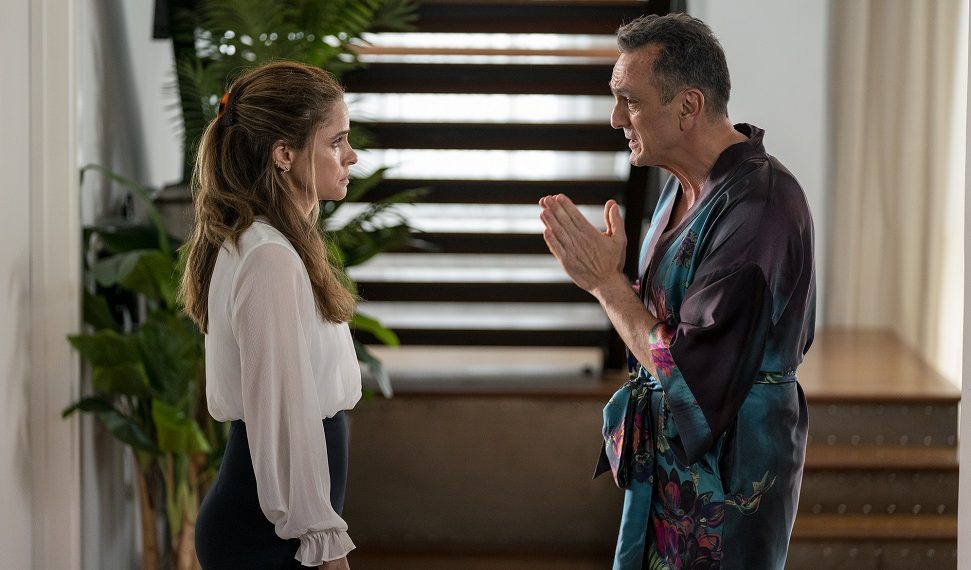 Hank Azaria as Jim Brockmire, Amanda Peet as Jules - Brockmire - Season 4, Episode 5