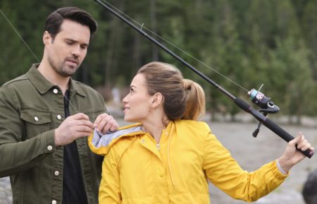 Just My Type - Bethany Joy Lenz and Brett Dalton fishing