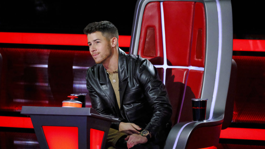 Nick Jonas on The Voice in 2020