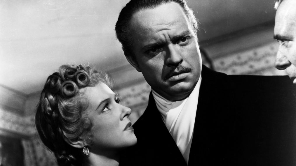 Dorothy Comingore and Orson Welles in Citizen Kane