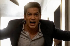 Nicholas Gonzalez as Dr. Neil Melendez in an earthquake in the season 3 finale of The Good Doctor