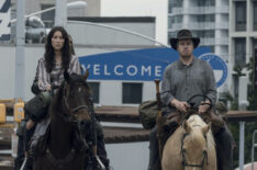 Eleanor Matsuura as Yumiko, Khary Payton as Ezekiel, Josh McDermitt as Dr. Eugene Porter - The Walking Dead - Season 10, Episode 14