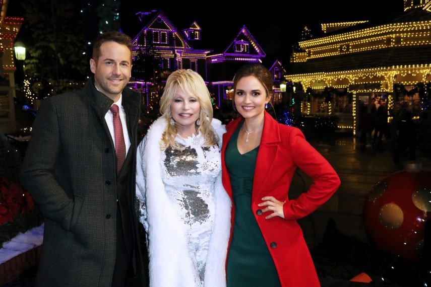 WE NEED A LITTLE CHRISTMAS CHRISTMAS AT DOLLYWOOD NIALL MATTER DOLLY PARTON DANICA MCKELLAR HALLMARK CHANNEL
