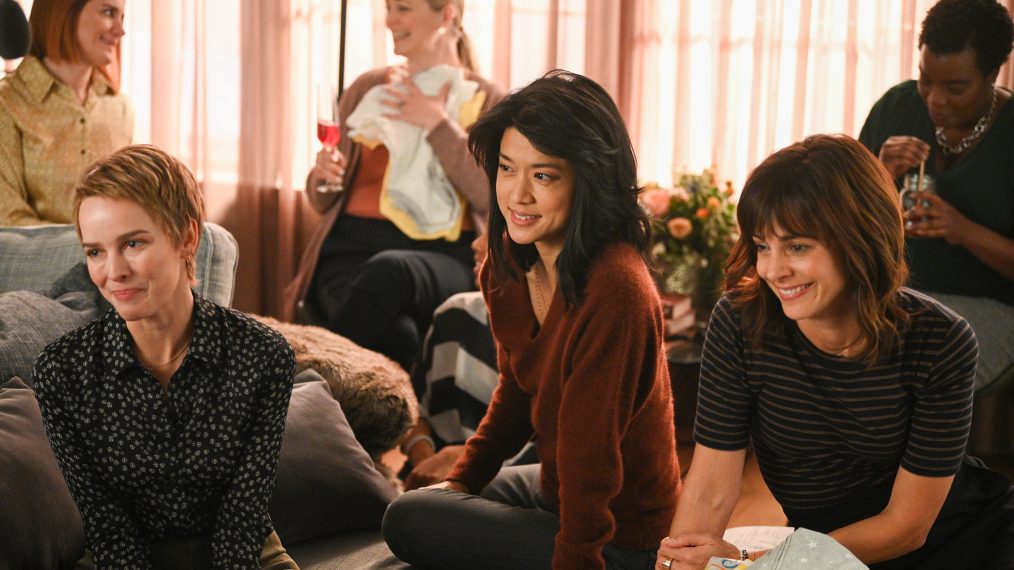 Allison Miller as Maggie, Grace Park as Katherine, Stephanie Szostak as Delilah in A Million Little Things - Season 2, Episode 18