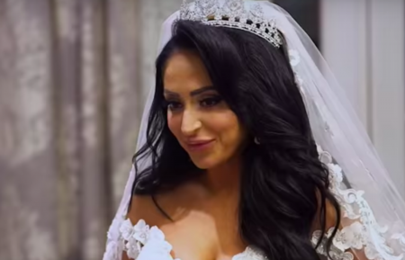 What happens at Angelina's wedding on Jersey Shore?