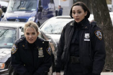 Vanessa Ray as Eddie Janko, Lauren Patten as Officer Rachel Witten in Blue Bloods - Season 10, Episode 16 - 'The First 100 Days'