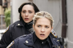 Lauren Patten as Officer Rachel Witten and Vanessa Ray as Eddie Janko in Blue Bloods - Season 10, Episode 16 - 'The First 100 Days'