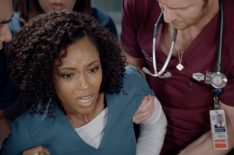 Watch 'Chicago Med's April Collapse in Pain in Episode 100 (VIDEO)