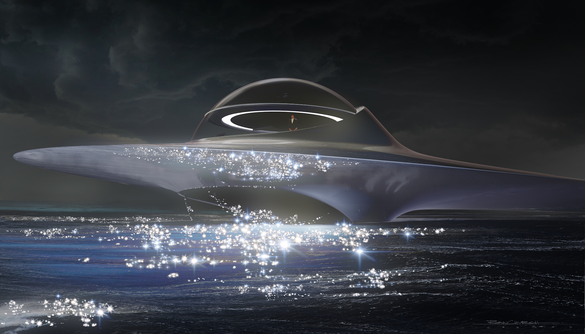 Cosmos Possible Worlds Ship of Imagination Concept Art