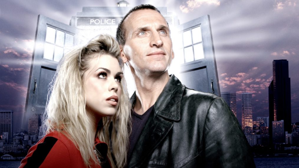 Billie Piper and Christopher Eccleston in Doctor Who - Season 1