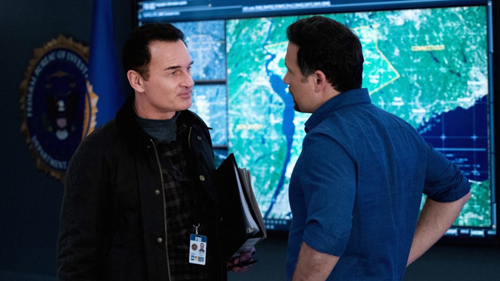 Julian McMahon as Jess LaCroix and Jeremy Sisto as Jubal Valentine in FBI Most Wanted Crossover - 'American Dreams'