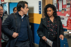 Nathaniel Arcand as Clinton Skye and Roxy Sternberg as Sheryll Barnes in FBI Most Wanted Crossover - 'Reveille'
