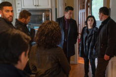 Nathaniel Arcand as Clinton Skye, Zeeko Zaki as Special Agent Omar Adom 'OA' Zidan, Kellan Lutz as Kenny Crosby, Roxy Sternberg as Sheryll Barnes, John Boyd as Stuart Scola, Keisha Castle-Hughes as Hana Gibson and Julian McMahon as Jess LaCroix in FBI Most Wanted crossover Teams second episode