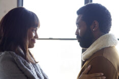 Joy Bryant as Marie and Nicholas Pinnock as Aaron in For Life - Episode 3