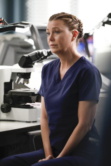 Grey's Anatomy Season 16 Finale Meredith Microscope