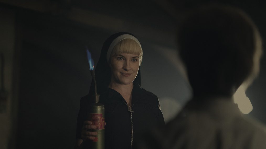 Kate Mulvany as Sister Harriet in Hunters - Season 1