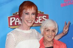 Comedian Kathy Griffin and mother Maggie Griffin