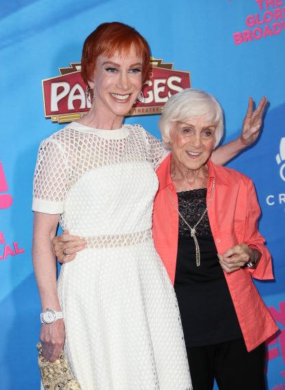 Comedian Kathy Griffin and mother Maggie Griffin