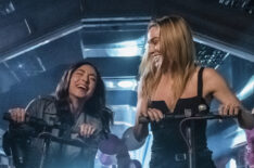 Legends of Tomorrow - Season 5 Episode 7 - Courtney Ford as Nora Darhk and Caity Lotz as Sara Lance/White Canary