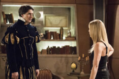 Brandon Routh as Ray Palmer/Atom and Caity Lotz as Sara Lance/White Canary in Legends of Tomorrow - Season 5, Episode 7 - 'Romeo V. Juliet: Dawn of Justness'